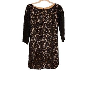 Vince Camuto Dress Black Lace Dress Womens 6 Wedding Cocktail